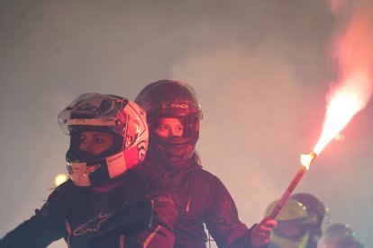 Desfile de antorchas en la 42ª edición de Pingüinos