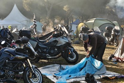 Recogida en la Antigua Hípica Militar en la última jornada de la 42ª edición de Pingüinos
