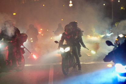 Desfile de Antorchas por el centro de Valladolid