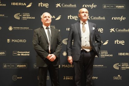 A la derecha, Fernando Cantalapiedra en la gala de la Academia de las Artes Escénicas de España