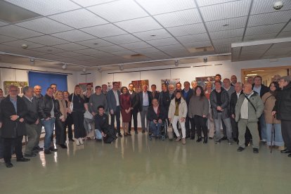 Foto de familia en la inauguración de 'Impulsores del Deporte II'.