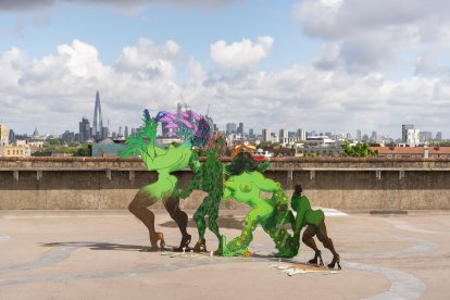 Imagen de una obra de Aparicio en Londres.