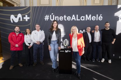 La concejala Blanca Jiménez en la presentación, al tratarse de un acto Marca Ciudad