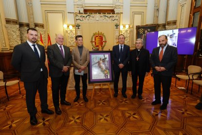 Presentación del cartel de la Semana Santa de Valladolid 2025.