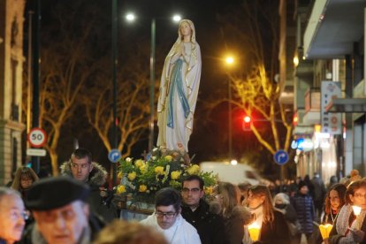 Procesión de Nuestra Señora de Lourdes