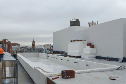 Obras en la primera planta.