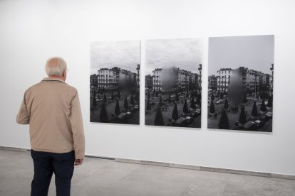 Tres imágenes de Dora García para 'La máquina horizonte'.