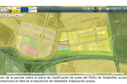 Parcela en la que se construirá el centro.