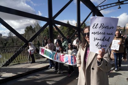 Más de 2000 personas convocadas por OncoBierzo participan en una concentració en Valladolid bajo el lema 'Si la montaña no viene, ya vamos nosotr@s'