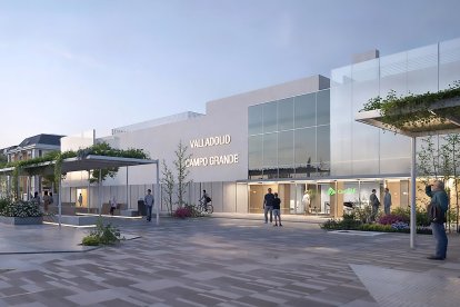 Nueva estacion de Campo Grande de Valladolid.