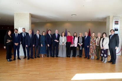 Celebración en las Cortes del 42 aniversario del Estatuto de Autonomía.