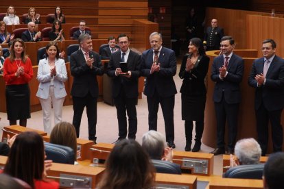 Celebración en las Cortes del 42 aniversario del Estatuto de Autonomía.