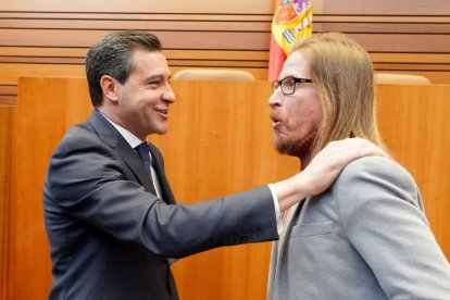 Celebración en las Cortes del 42 aniversario del Estatuto de Autonomía.