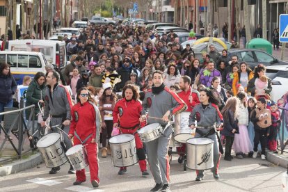 Desfile desde la plaza Juan Pablo II