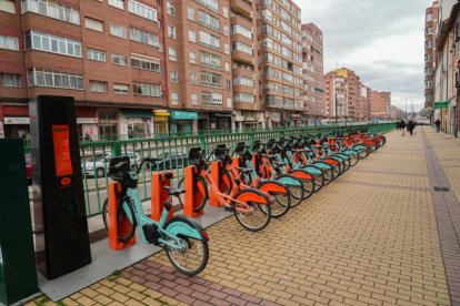 Punto de Biki en la calle San Isidro.