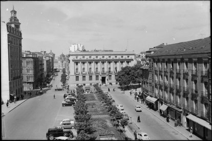 La plaza de España en los años 60
