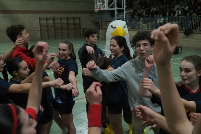 Celebración del pase a semifinales.