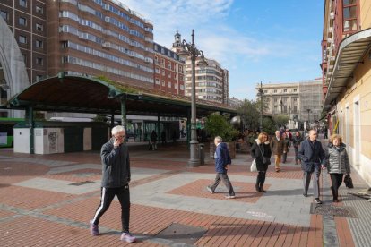 La plaza de España vallisoletana en la actualidad