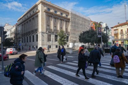 La plaza de España vallisoletana en la actualidad