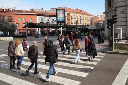 La plaza de España vallisoletana en la actualidad