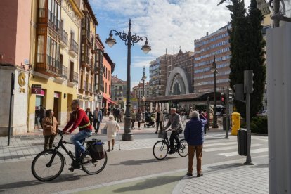 La plaza de España vallisoletana en la actualidad