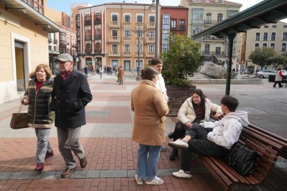 La plaza de España vallisoletana en la actualidad