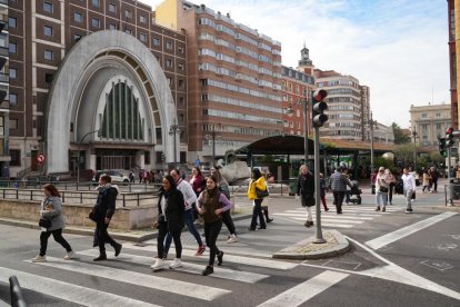 La plaza de España vallisoletana en la actualidad