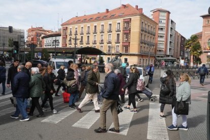 La plaza de España vallisoletana en la actualidad