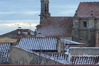 Urueña bajo un manto de nieve