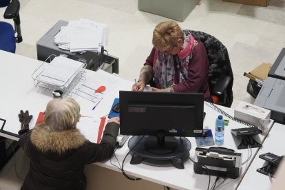 Nuevas oficinas de atención al ciudadano del Ayuntamiento de Valladolid tras la reforma.