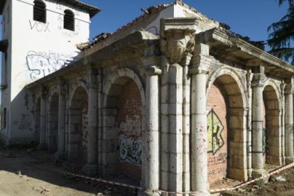 Arquería del convento de la Merced Calzada de Valladolid.