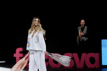Una momento de la gala del comercio de Fecosva en el Teatro Calderón de Valladolid.