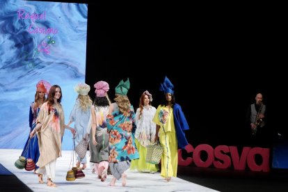 Una momento de la gala del comercio de Fecosva en el Teatro Calderón de Valladolid.