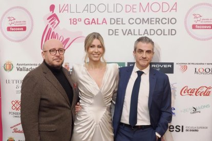 Una momento de la gala del comercio de Fecosva en el Teatro Calderón de Valladolid.