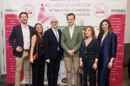 Una momento de la gala del comercio de Fecosva en el Teatro Calderón de Valladolid.
