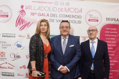 Una momento de la gala del comercio de Fecosva en el Teatro Calderón de Valladolid.