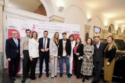 Una momento de la gala del comercio de Fecosva en el Teatro Calderón de Valladolid.