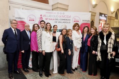 Una momento de la gala del comercio de Fecosva en el Teatro Calderón de Valladolid.