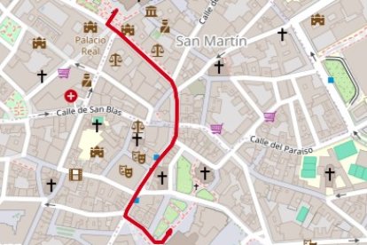 Recorrido manifestación CNT.