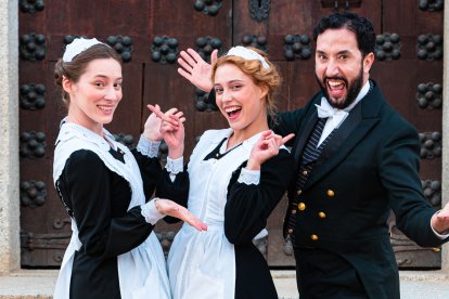 Lidia Sango, Ana Garcés y David Cid