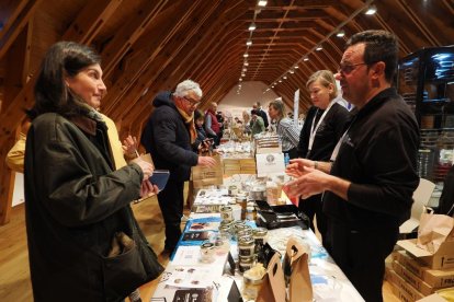 Asistentes a la Feria de Alimentos de Valladolid en Valladolid.