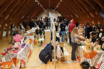 Asistentes a la Feria de Alimentos de Valladolid en Valladolid.