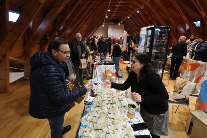 Asistentes a la Feria de Alimentos de Valladolid en Valladolid.