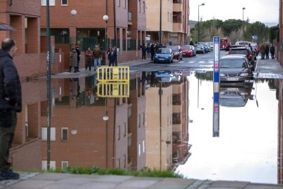 La capital abulense se encuentra anegada por el agua