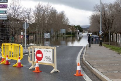La capital abulense se encuentra anegada por el agua