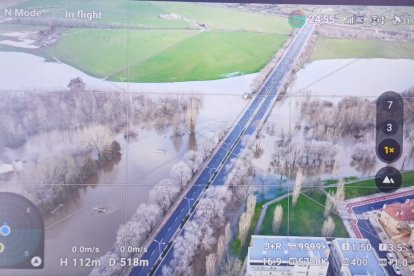 La capital abulense se encuentra anegada por el agua