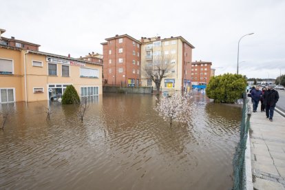 La capital abulense se encuentra anegada por el agua