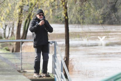 Los pasillos inferiores del Pisuerga, totalmente anegados.