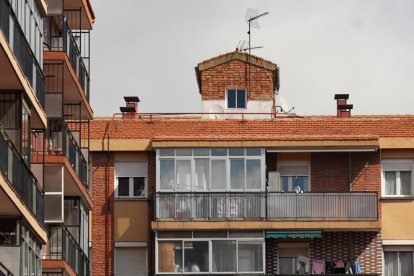 Uno de los bloquees de vivienda de la calle Gallo.