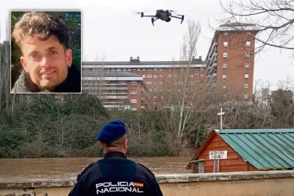 Los drones buscan a Alejandro Aranda